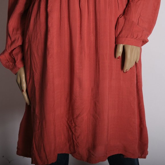 Old Navy Pink Long Sleeve Dress Medium - Picture 3 of 10